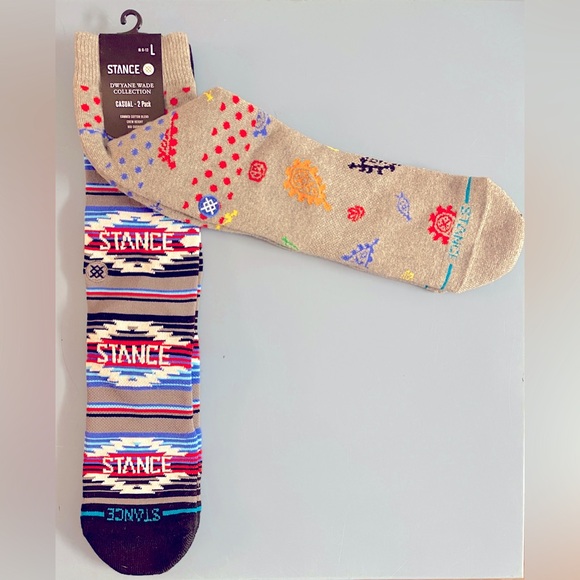 NWT • Stance x Dwyane Wade • Casual Socks • Large (6-12) • 2 Pack - Picture 9 of 14
